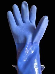 Cordova~5320 Blue PVC Flex-Rite Gloves~ Textured Finish 12 Inch Size: XL NEW!
