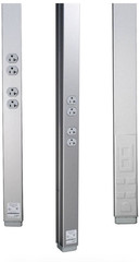 Wiremold 25DTP-E10DG Steel Express Tele-Power Pole Extender (2 X 5′) Pre-wired