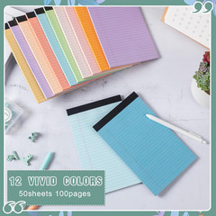 Fuutreo 24 Pcs 5″ X 8″ Legal Pad Writing Notepads 50 Sheets Small Legal Pad Narr
