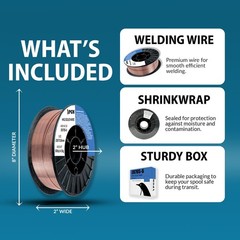 PGN Solid MIG Welding Wire – ER70S-6-0.030 Inch, 11 Pound Spool – Mild Steel MIG