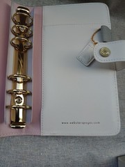 NIB Webster’s Pages Small Planner Spiral Notebook, White Floral, No Calendar