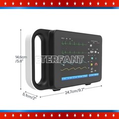 7 Inch Touch Screen Multi-parameter Patient Monitor Portable Vital Sign Monitor