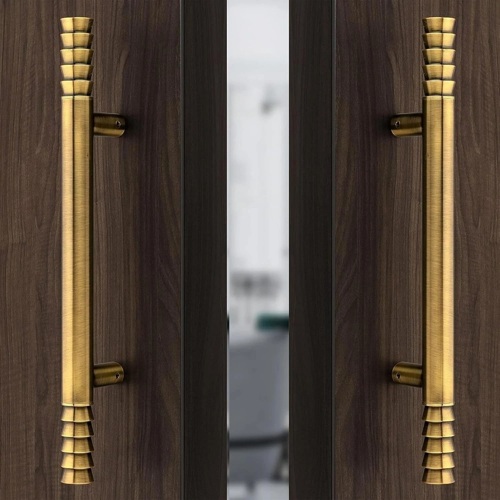 Main Door Handle 14″ Brass Finish Heavy Duty Handle Pull Push 2 Unit