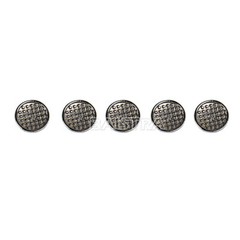 AZDENT Dental Orthodontic Lingual Buttons Bondable Round Mesh Base 10Pcs/Kit