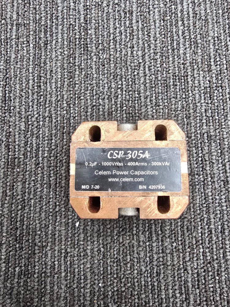 Celem CSP 305A Conduction-Cooled Capacitor, 0.2μF 1000 Vrms 400Arms 300kVAr