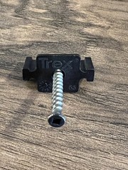 15 Trex Hideaway Decking Universal Black Clip Hidden Fasteners Decking S/S Screw