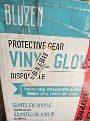 1000 Vinyl Gloves XL Disposable Glove Bluezen 10 box X 100