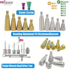 Hiossen/Nobel/Straumann Open/Closed Tray Posts Healing & Locator Abutments Caps