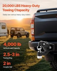 NEW VEVOR Pintle Hook,20000 lbs Towing Capacity,Trailer Hitches Receiver Hook Co