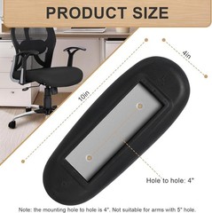 Office Chair Armrest Pads Replacement Fits Univeral Desk Chair Arms with Moun…