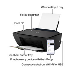 HP DeskJet 2952 Wireless All-in-One Color Inkjet Printer, 3 Months Free Instant
