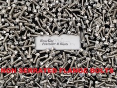 (10) 3/8-16×1 Stainless Hex Head Flange / Bolts 3/8×16 Cap Screws 3/8x16x1 NS