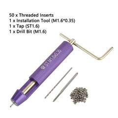 // 50pcs Stainless Steel Coiled Wire Inserts For Thread Repair In Aluminum Magne
