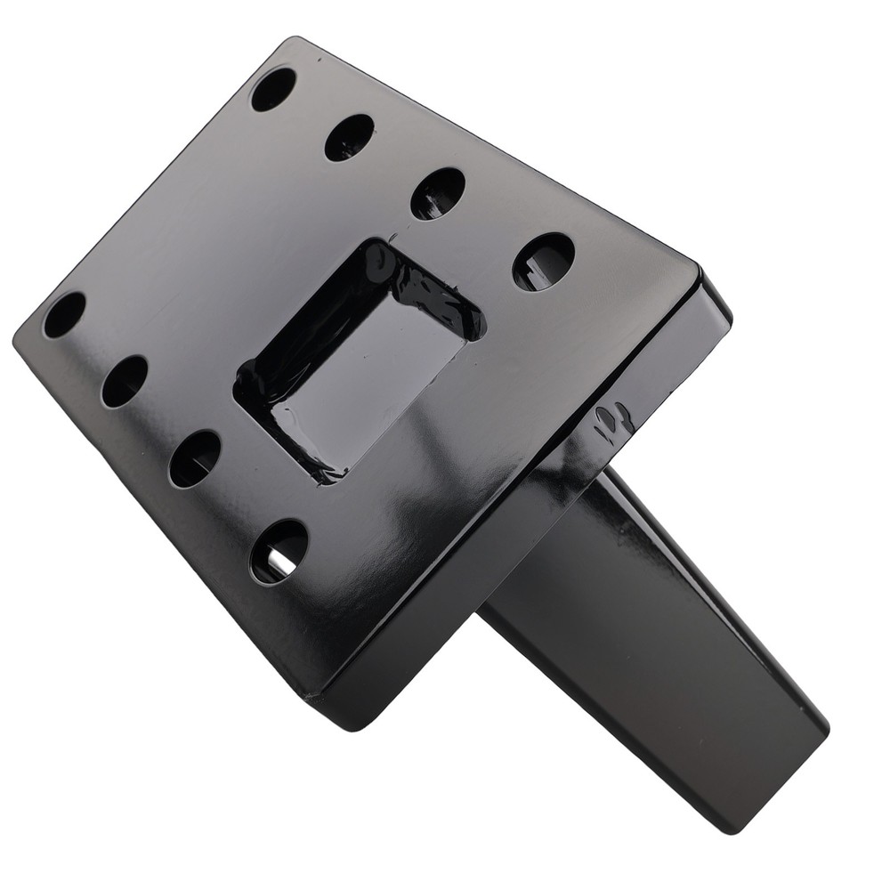 3 Position Pintle Mount Plate Trailer Hitch Adapter for 2in Receiver 20000 lbs