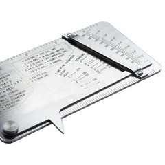 HFS(R) Pipe Pit Welding Gauge Inspection 0 to 1/2″ in 1/64″ & .020 Increments