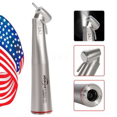 3 PCS Dental 1:4.2 LED 45°Angle Head Contra Angle Handpiece External Water