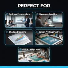 Inkjet Transparency Film Sheets 8.5 x 11 in Letter 4.5 Mil Clear OHP
