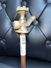 Woodford 1/2 In. SWT x 1/2 In. MIP x 3/4 In. MHT x 8 In. Brass Anti-Siphon Frost