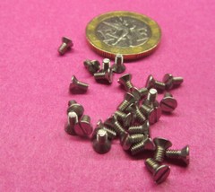 Flat Head Slotted Machine Screw 18-8 Stainless Steel, 2-56 x 3/16″ L 300 Pcs