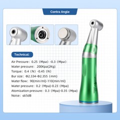 Dental Slow Speed Handpiece Inner Water Contra Angle/ Straight/ Air Motor 4-Hole