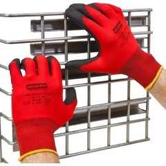 6, 12 Honeywell North NorthFlex NF11/9L Foam PVC Gloves Size 9 (Large) FAST SHIP