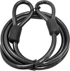12mm 1/2 inch Heavy-Duty Security Cable, Vinyl Coated Braided Steel with Seal…