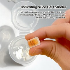 1g Silica Gel Canister, Indicating Desiccant Capsule Food & Pharmaceutical Grade
