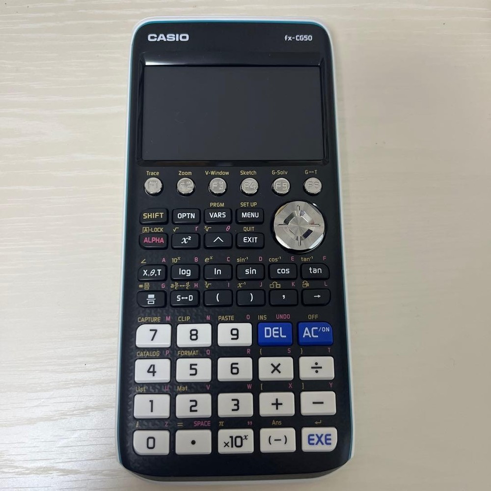 Casio High-Resolution 3D Color Graphing Calculator – Black FX-CG50-N Used