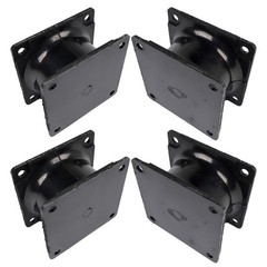 4Pcs Vibratory Plate Compactor Rubber Isolator Shock Mount for Stanley HS6000