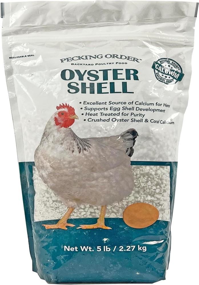 Pecking Order Oyster Shell – Calcium Supplement to 5 Pound (Pack of 1)