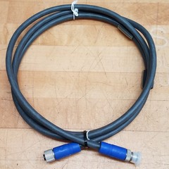 Belden Lumberg RSTS 4S-RKTS 4S-700/2M Cable, 2M, M12 Power Double-Ended, 4 Pin
