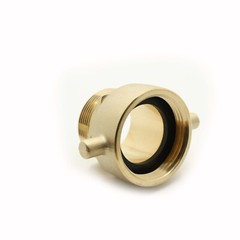 1-1/2 Inch Female NPSH x 1-1/2 Inch Male NPT Brass Swivel Fire Hose / Hydrant
