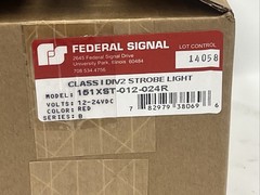 Federal Signal 151XST-012-024R Industrial Strobe Light *NEW IN BOX* *US SELLER*