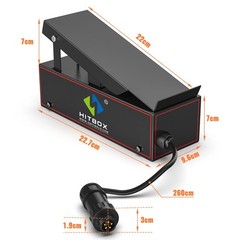 HITBOX 200A 220V Aluminum TIG Welder AC/DC Pulse HF MMA/Stick Tig Welder IGBT US