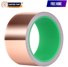 Kirecoo Copper Tape, Copper Foil Tape (2Inch X 33 FT) with Conductive Adhesive f