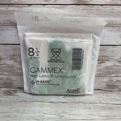 *22 Pair* Gammex Non-Latex PI Underglove Sterile PI-Kare, Size: 8.5 Exp: 6/25