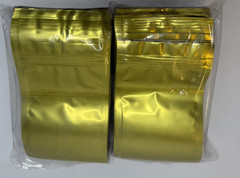 200 QTY Mylar Sealable Smell Proof Foil Bags – METALLIC GOLD 3.9×5.9 inches