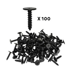New 100Pcs Flat Head Tapping Screw for Honda Clarity Electric 2017 2018 2019