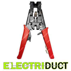 BNC / RCA / F-type Coax Adjustable Compression Tool – Crimper – Electriduct