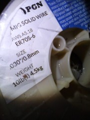 PGN Solid MIG Welding Wire – ER70S-6-0.030 Inch, 10 Pound Spool AWS A5.18