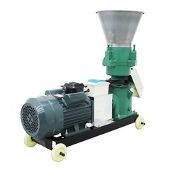 5MM Farm Animal Feed Pellet Mill Machine Press Pelletizer 3 Rollers 200kg/h 220V