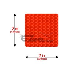 3M Diamond Grade Red Conspicuity Tape 2″ x 2″ CE Approved Reflective Safety