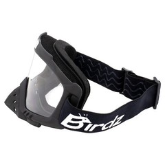 2 Pairs Birdz Eyewear Toucan A/F Padded Motorcycle Goggles w/ Clear, Smoke Lens
