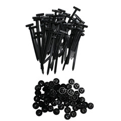50/100/200/300Pcs Self Locking Nylon Zip Ties Heavy Duty Universal Cable Holder