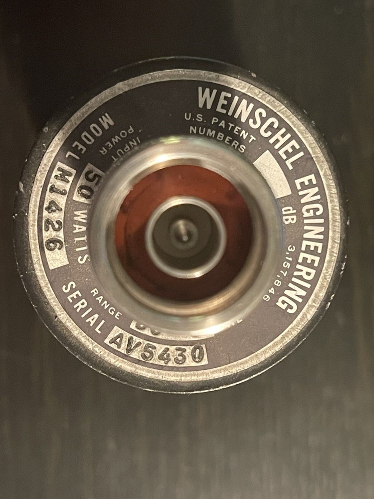 WEINSCHEL ENGINEERING M1426 ATTENUATOR 50 Watts DC-8 GHz – New