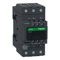 Schneider LC1D40AM7 – TeSys D contactor 3P 40A 220V AC – Made in Indonesia