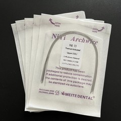 20 Packs Dental Orthodontic Thermal Activated Niti Arch Wires Round Natural