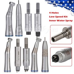 LED Electric Handpiece 1:5 1:4.2 1:1 Contra Angle Fiber Optic Dental 4H Motor US