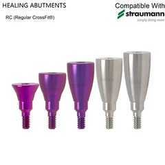 Dental Healing Cap Abutment Straumann ITI BL/BLT Compatible NC/RC Cover Screw