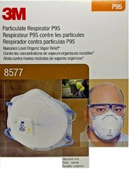 3M N95 Particulate Respirator Face Mask 8577 8511 8514 Exhalation Valve ☣️☢️👍